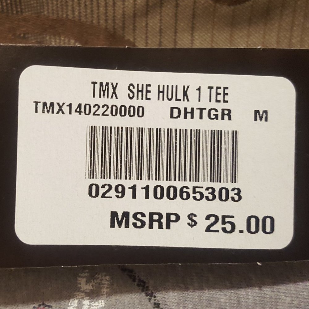 MARVEL SHE-HULK T-SHIRT - Collector's Comics Gray - Picture 5 of 7